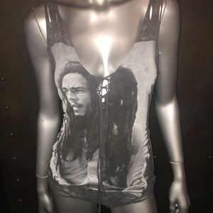 Bob Marley T-shirt bodysuit